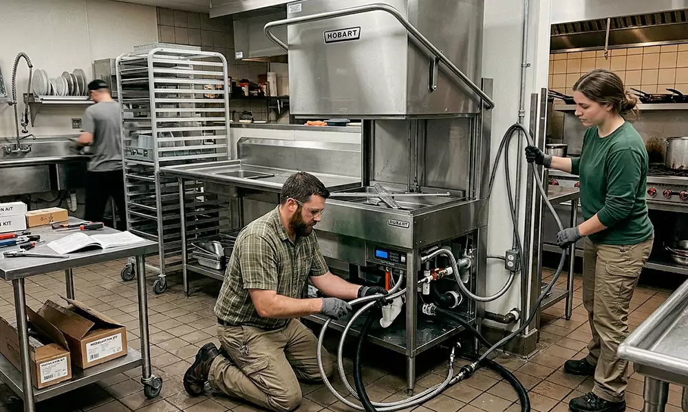 Commercial Dishwasher Installation in Framingham, MA