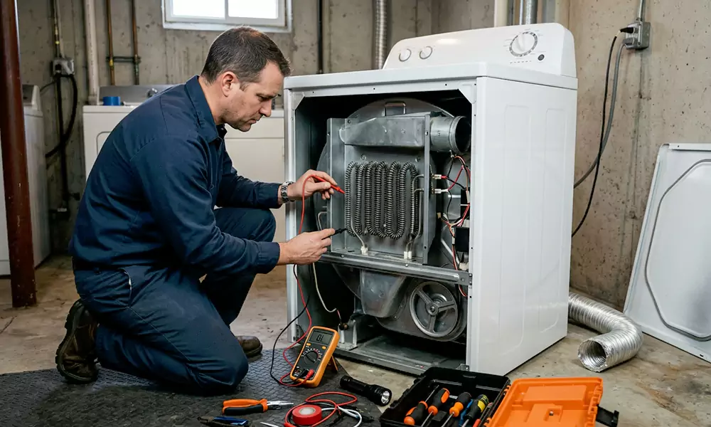 Dryer Not Heating Repair in Framingham, MA
