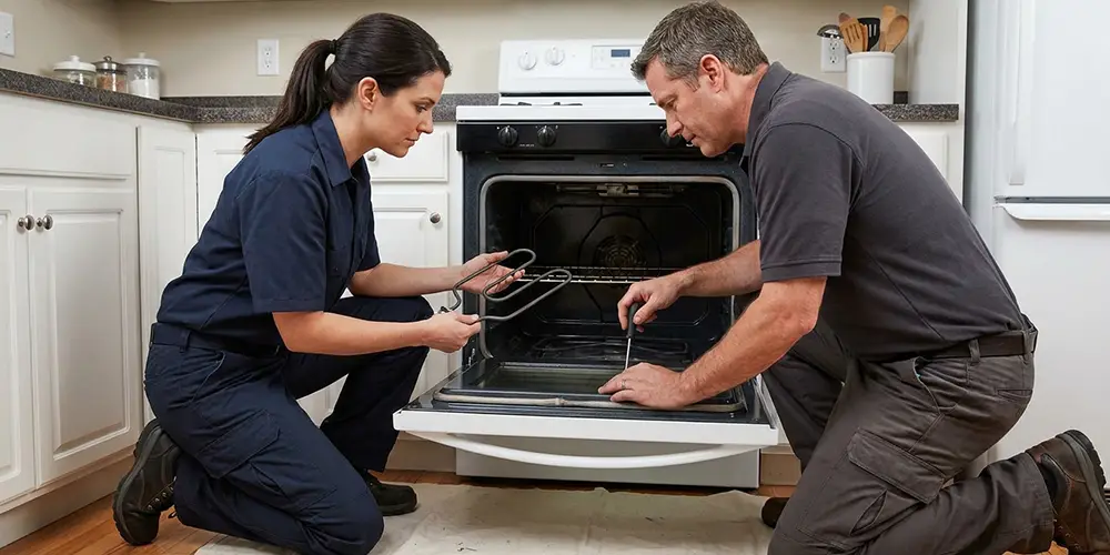 Oven Heating Element Replacement in Framingham, MA