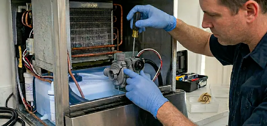 Commercial Ice Maker Water Pump Repair in Framingham